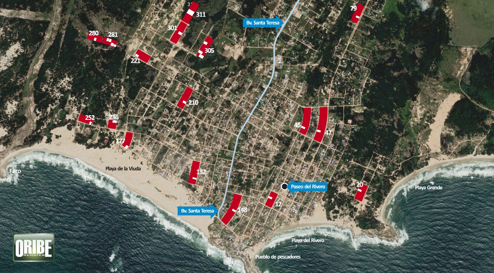 Mapa de Solares Remate